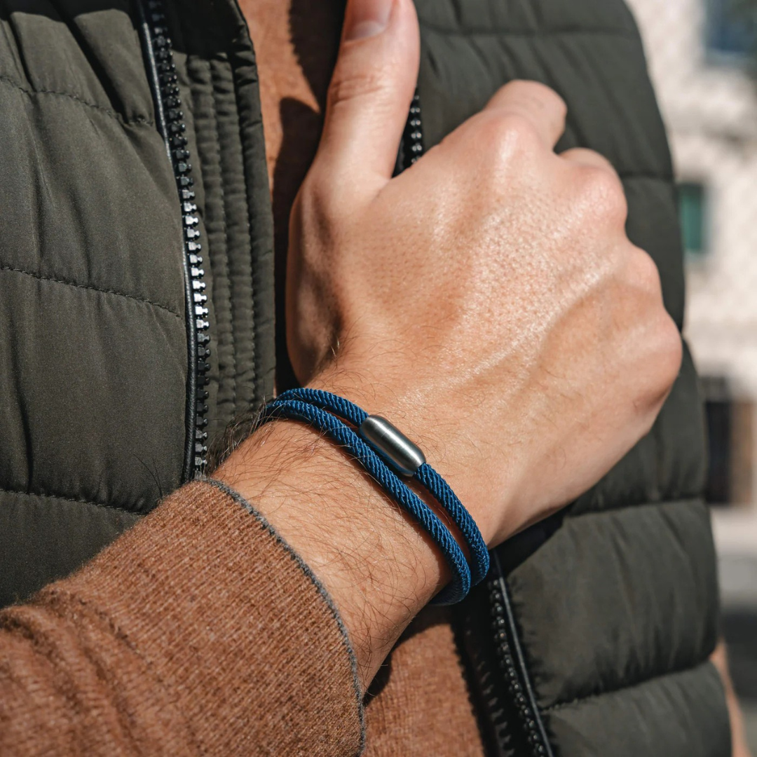Harbor Light Blue men's bracelet – Rivo Coast