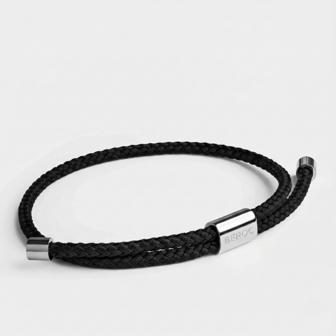 Sailor Black men's bracelet – Rivo Coast