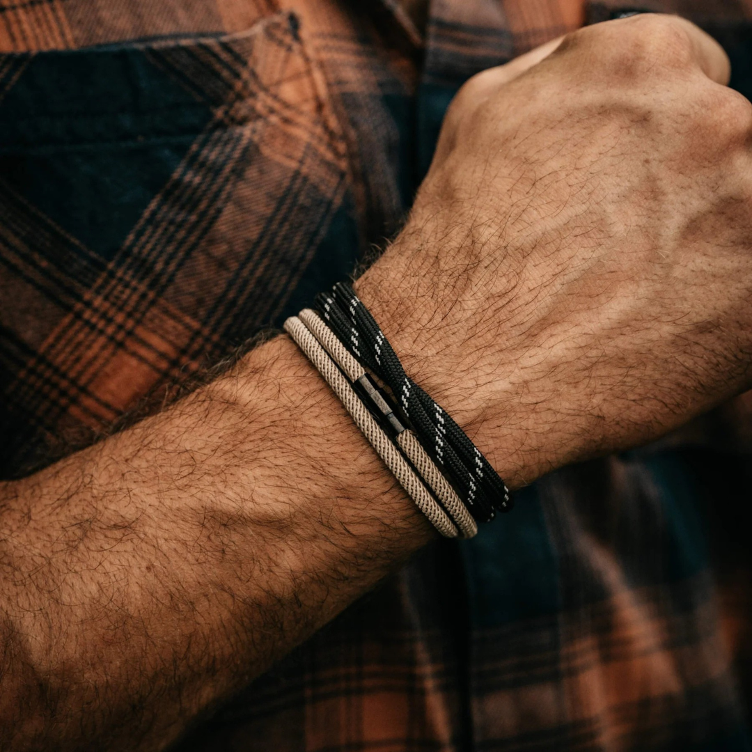 Reef Black men's bracelet – Rivo Coast