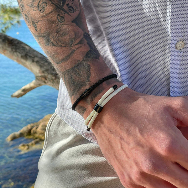 Raven Black men's bracelet – Rivo Coast