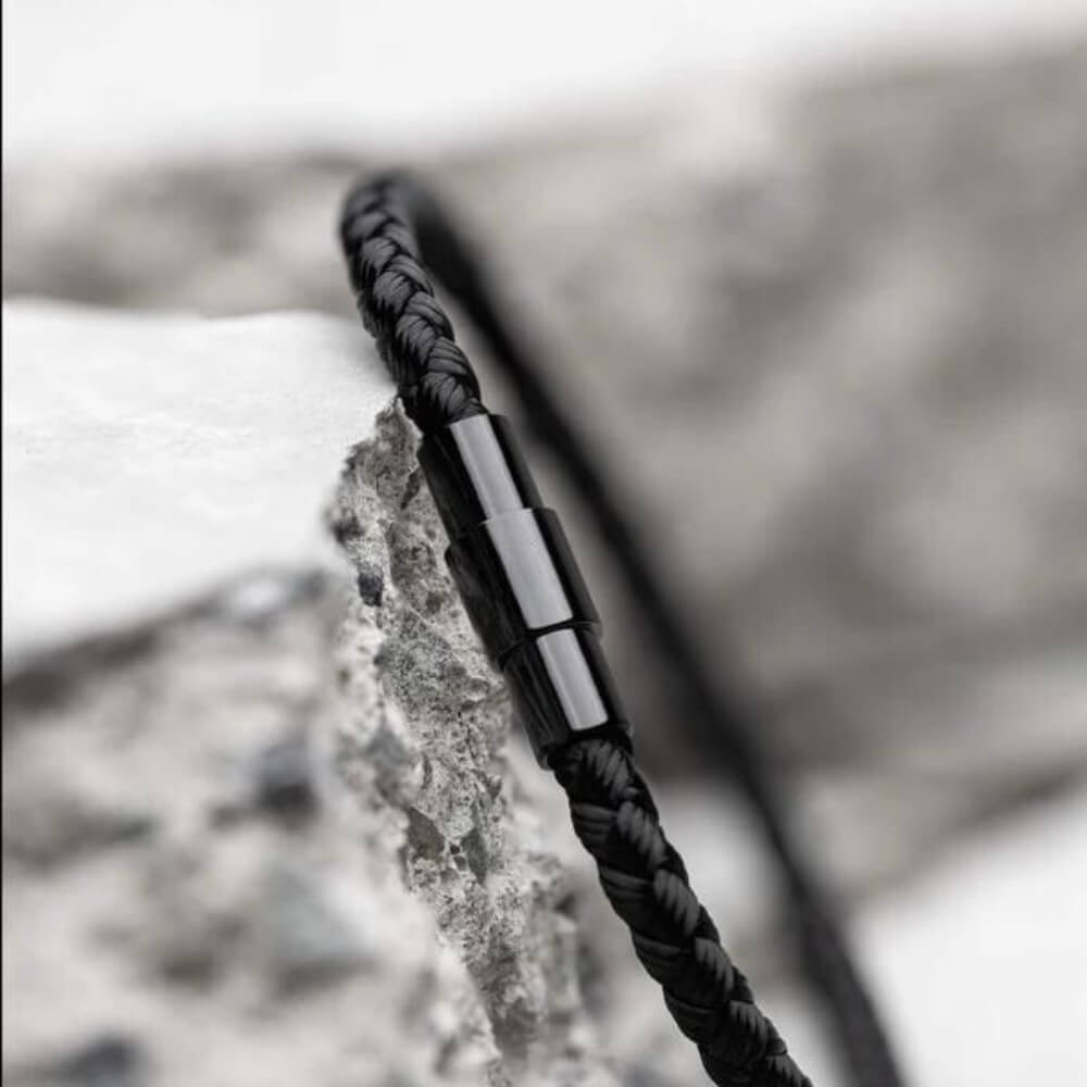 Raven Black men's bracelet – Rivo Coast