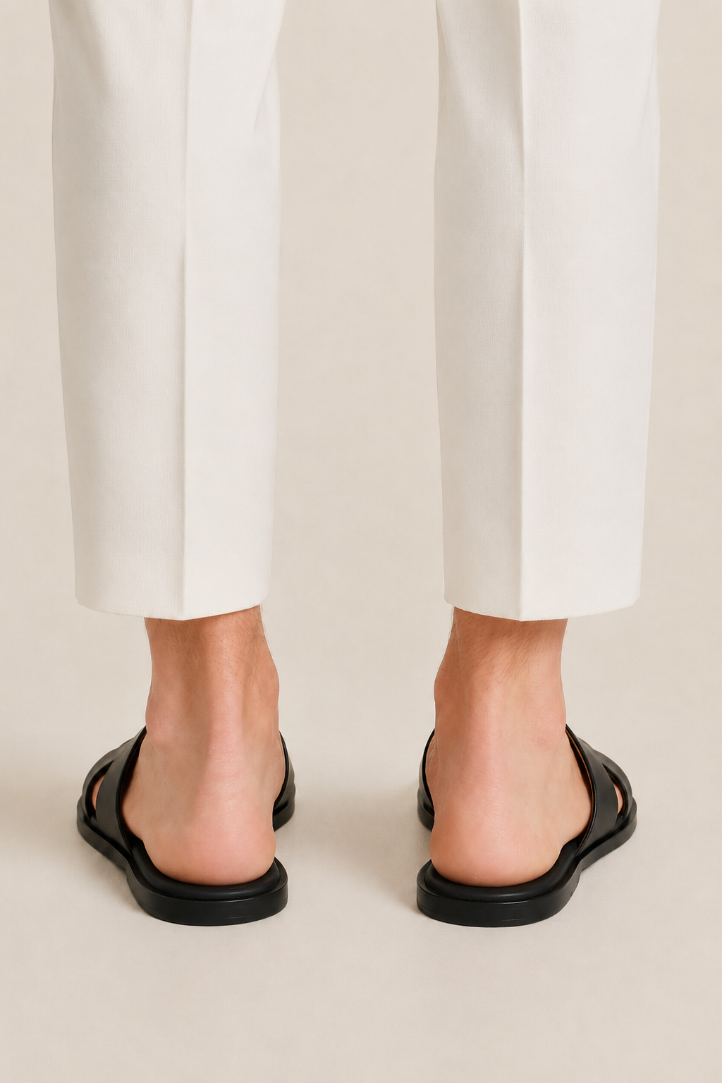 Coastal Suede Sandal Black