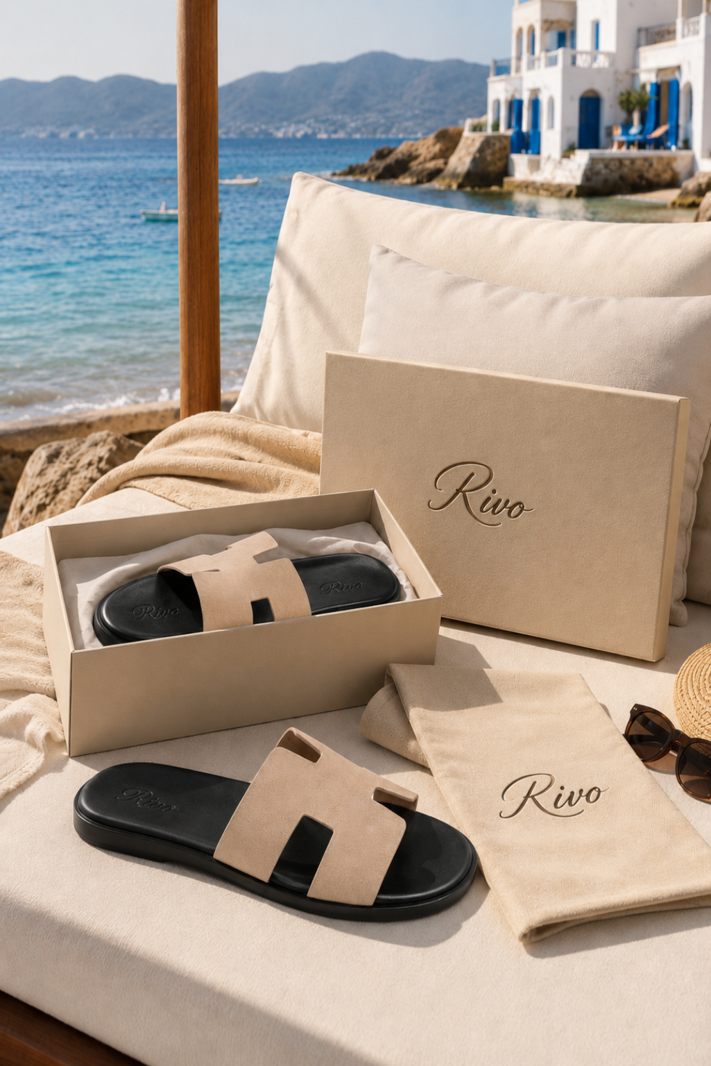 Coastal Suede Sandal Sand