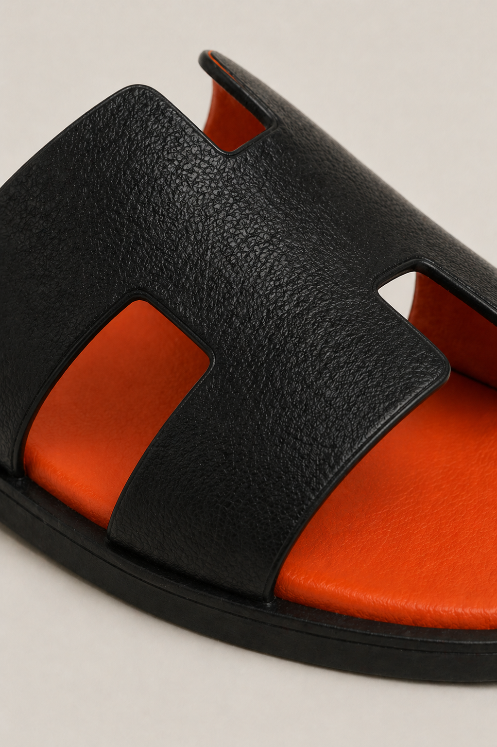 Sorrento Leather Sandal Orange