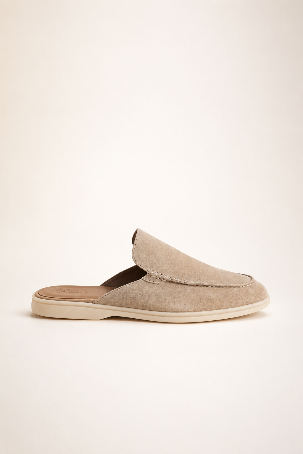 Beige Yacht Suede Mule