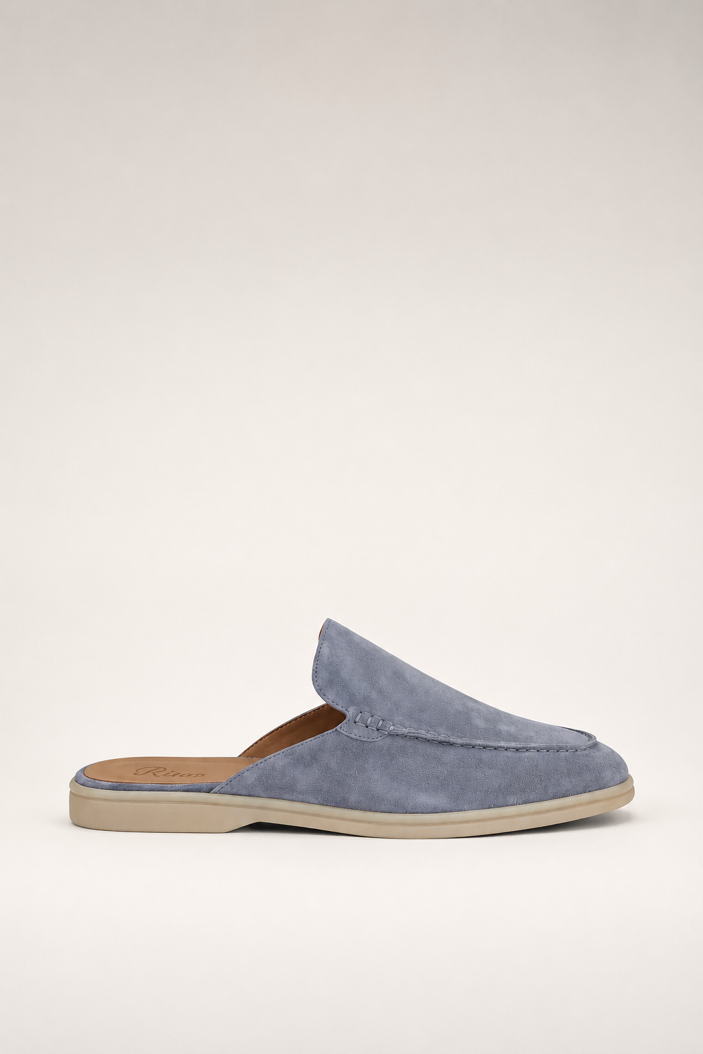 Baby Blue Yacht Suede Mule