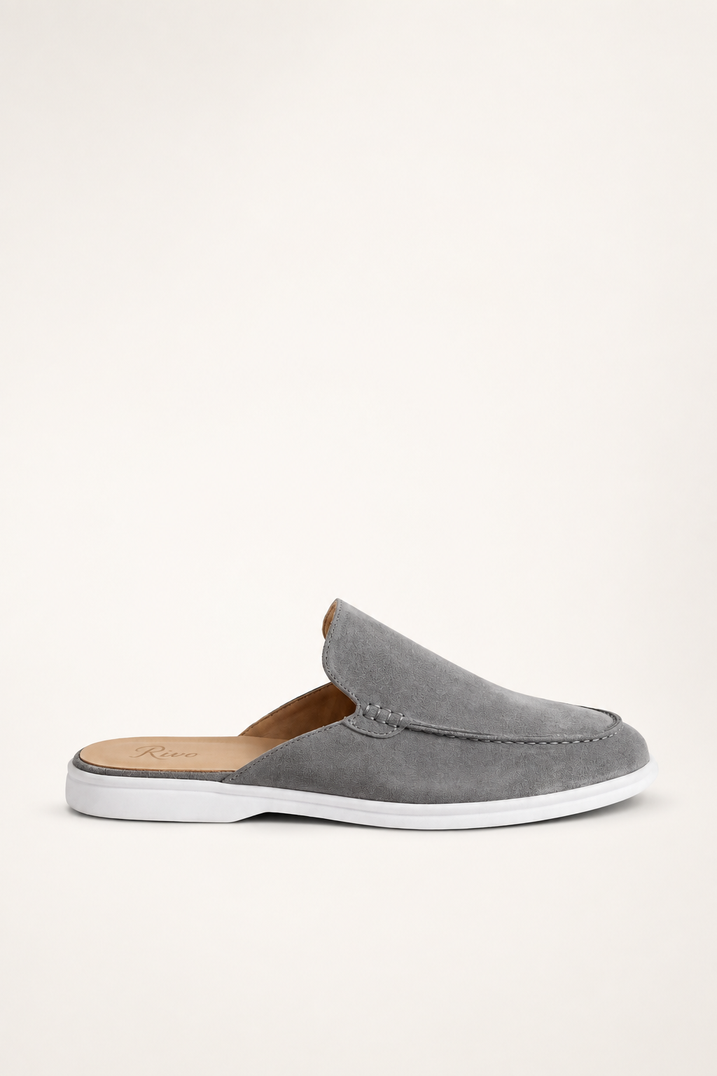 Grey Yacht Suede Mule