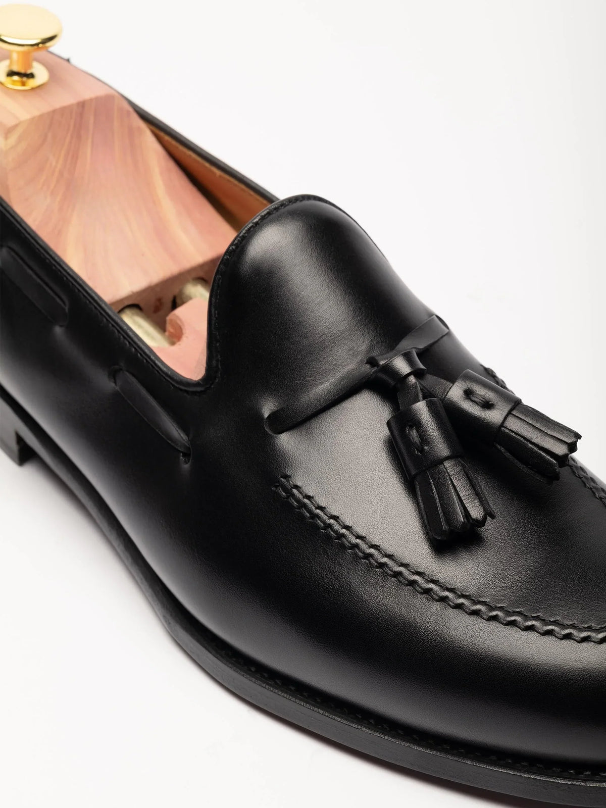 The Tassel Loafer - Black Calf