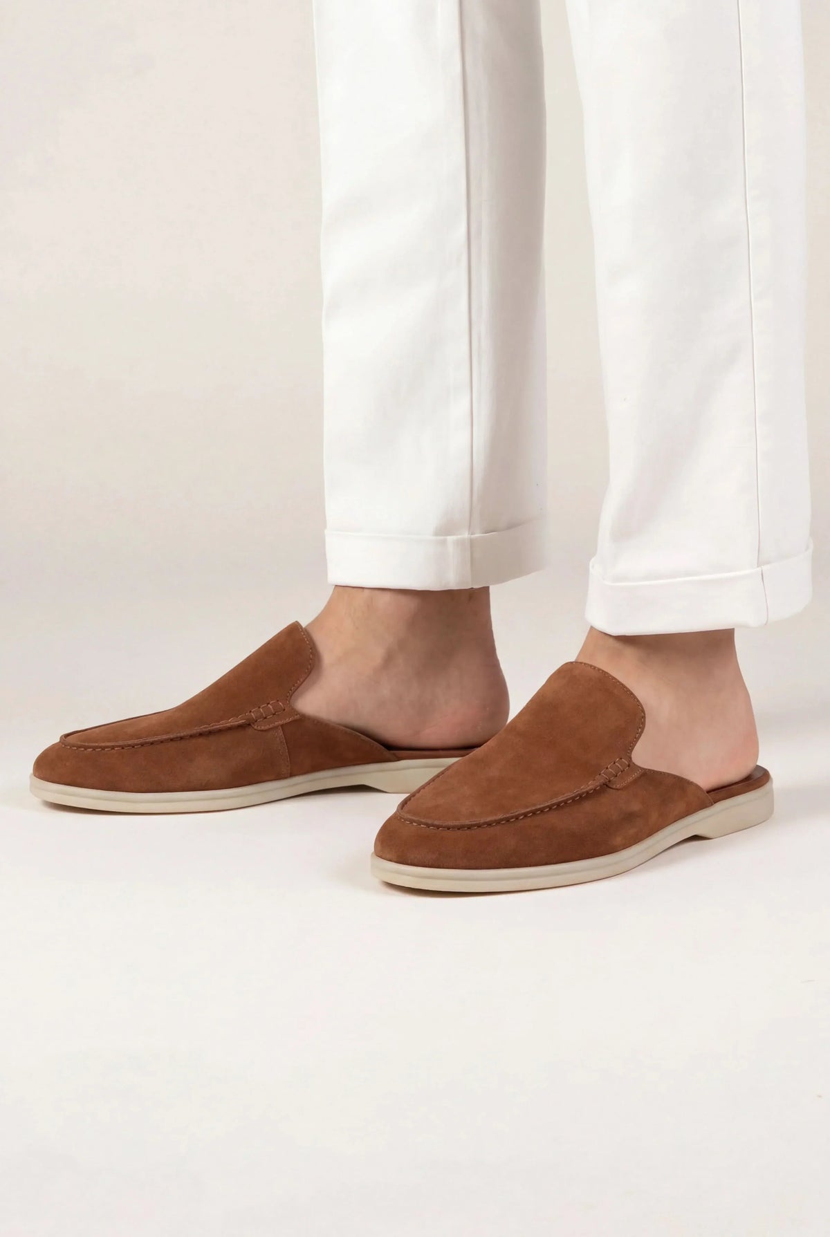 Maroon Yacht Suede Mule