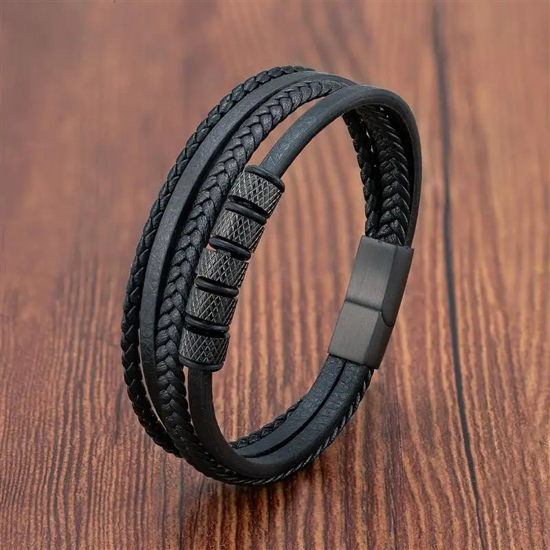 Nomad Black men's bracelet – Rivo Coast