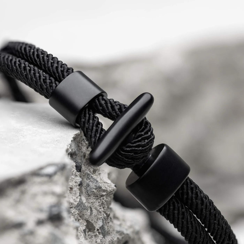 Slate Black men's bracelet – Rivo Coast