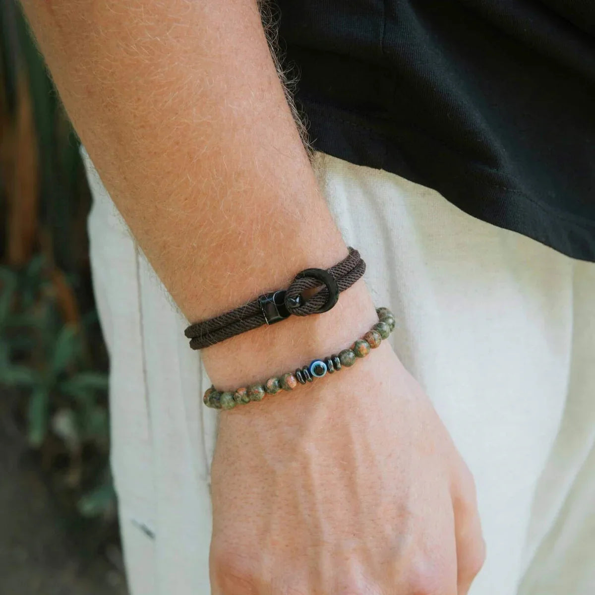 Drift Brown men's bracelet – Rivo Coast