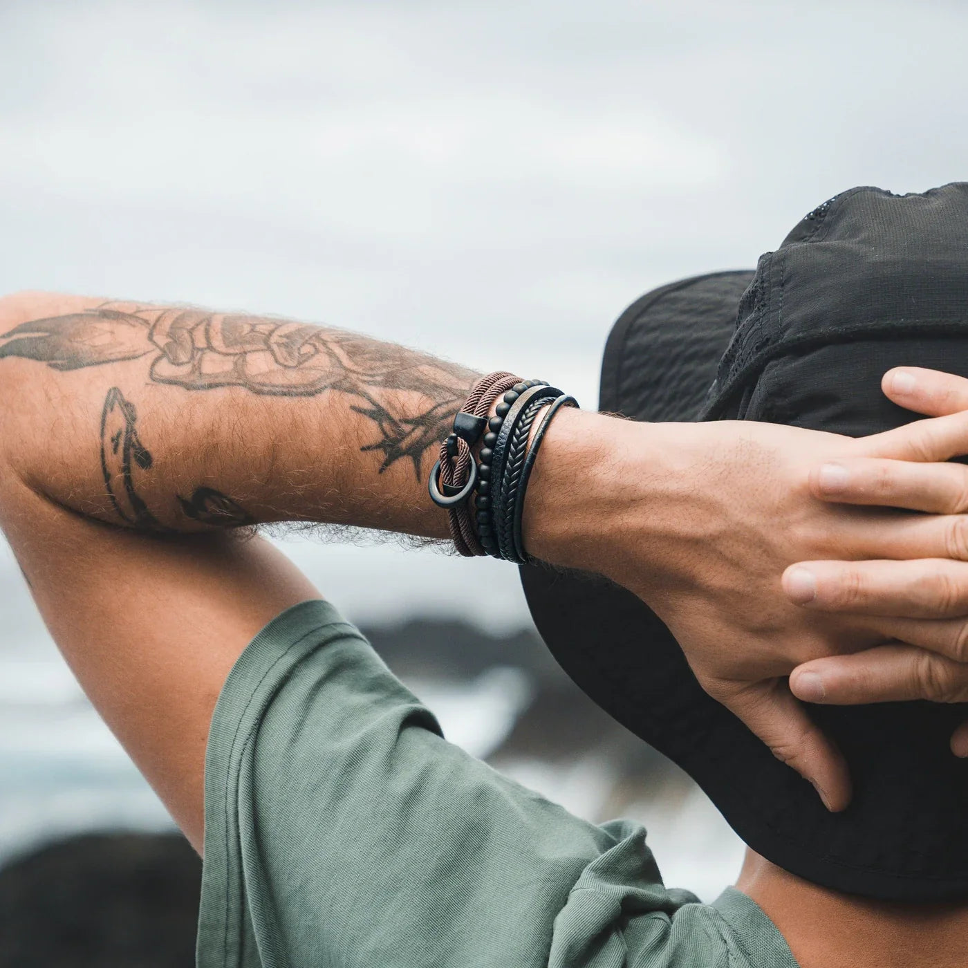 Drift Brown men's bracelet – Rivo Coast