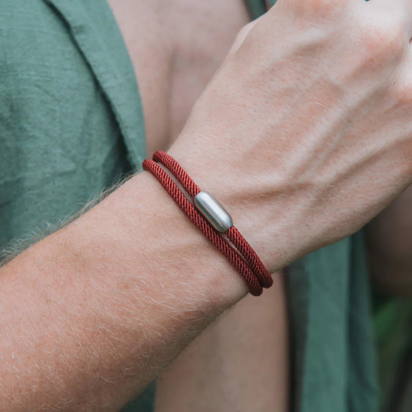 Harbor Burgundy men's bracelet – Rivo Coast
