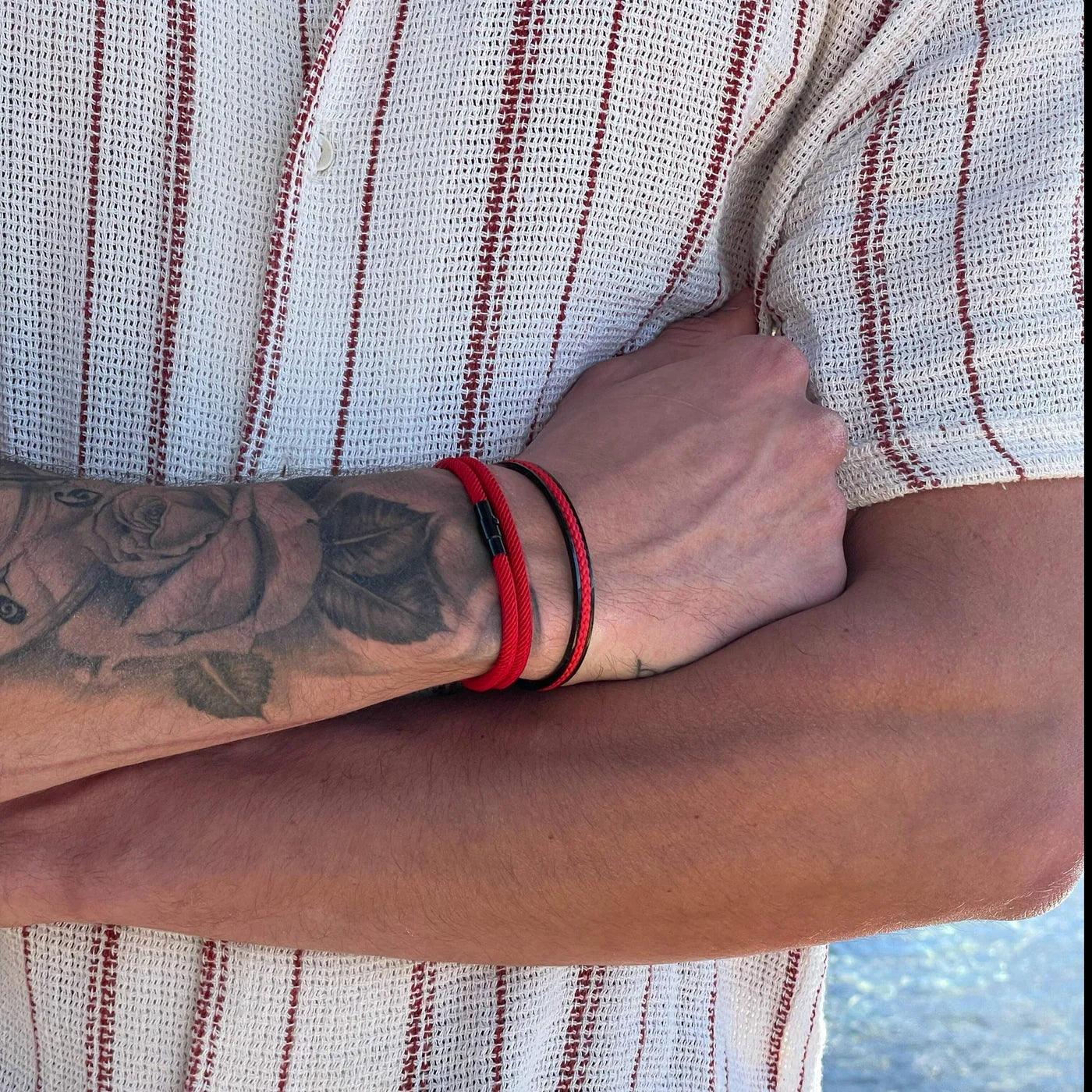 Swell Red men's bracelet – Rivo Coast