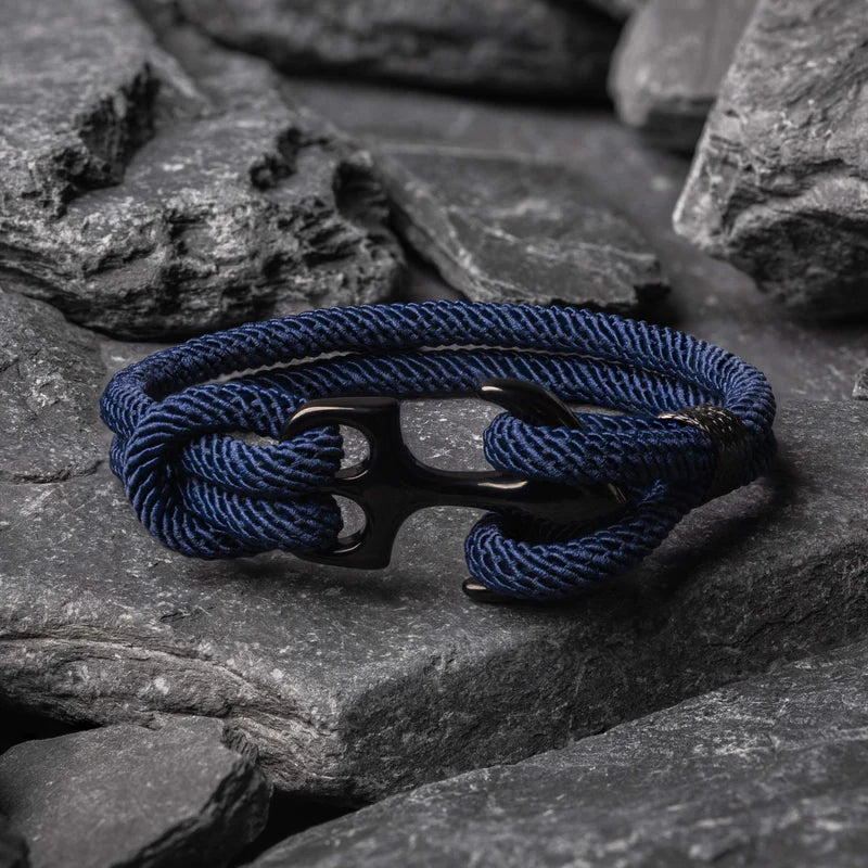 Anchor Blue men's bracelet – Rivo Coast