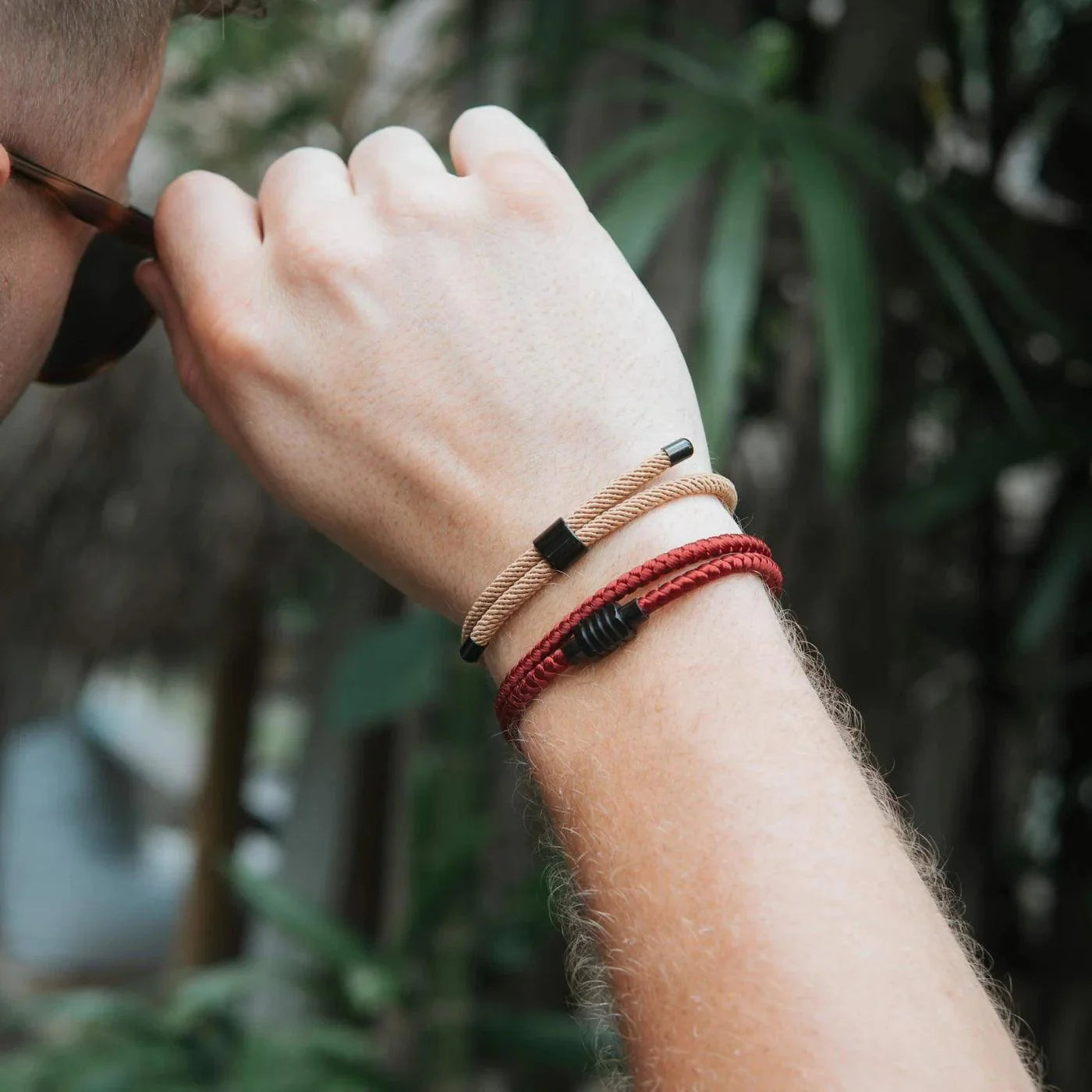 Seaspray Red men's bracelet – Rivo Coast