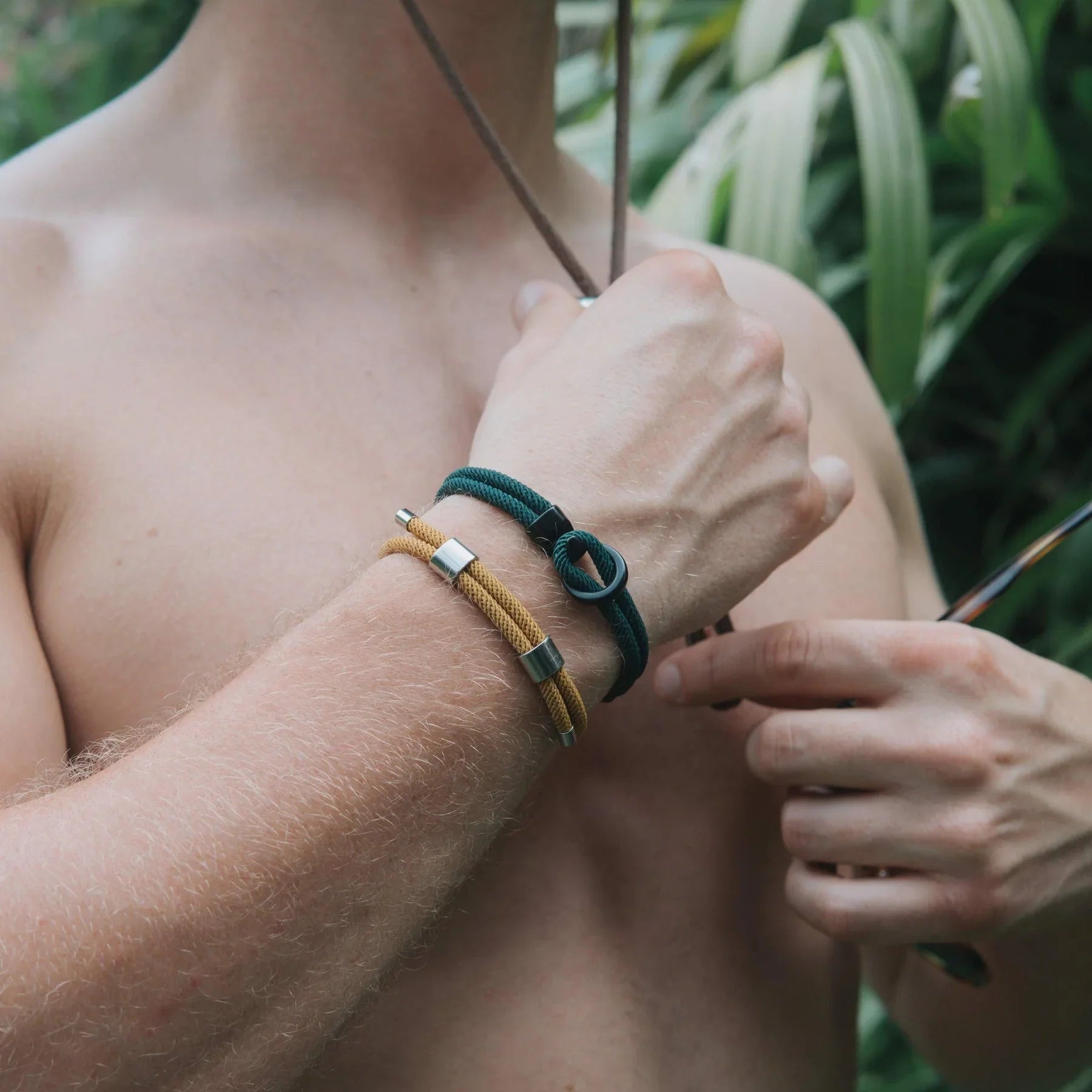 Drift Green men's bracelet – Rivo Coast