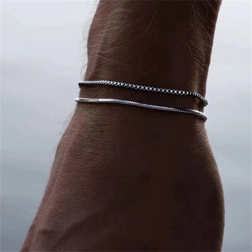 Forge Silver men's bracelet – Rivo Coast