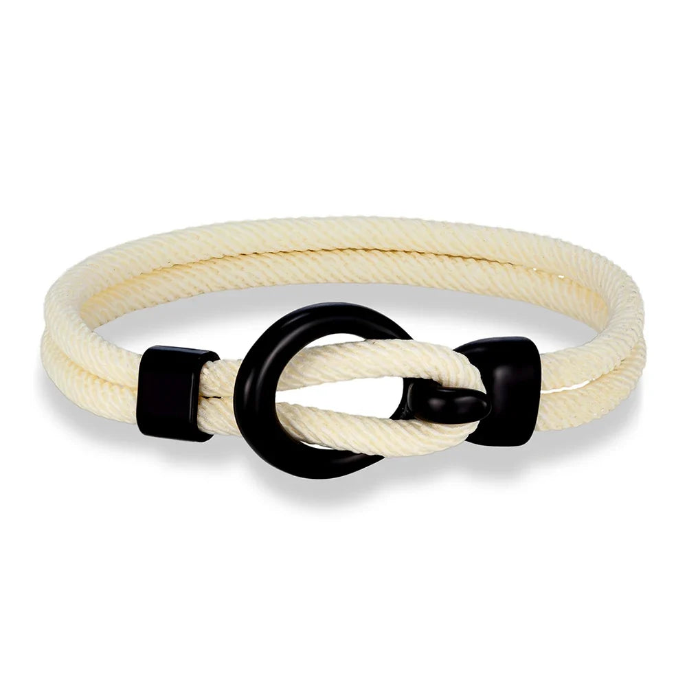 Drift White men's bracelet – Rivo Coast