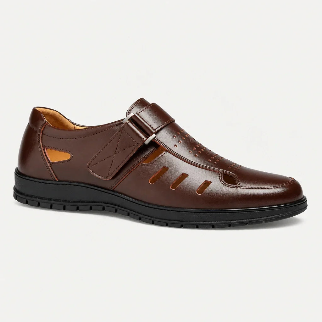 The Benoit Leather Sandal