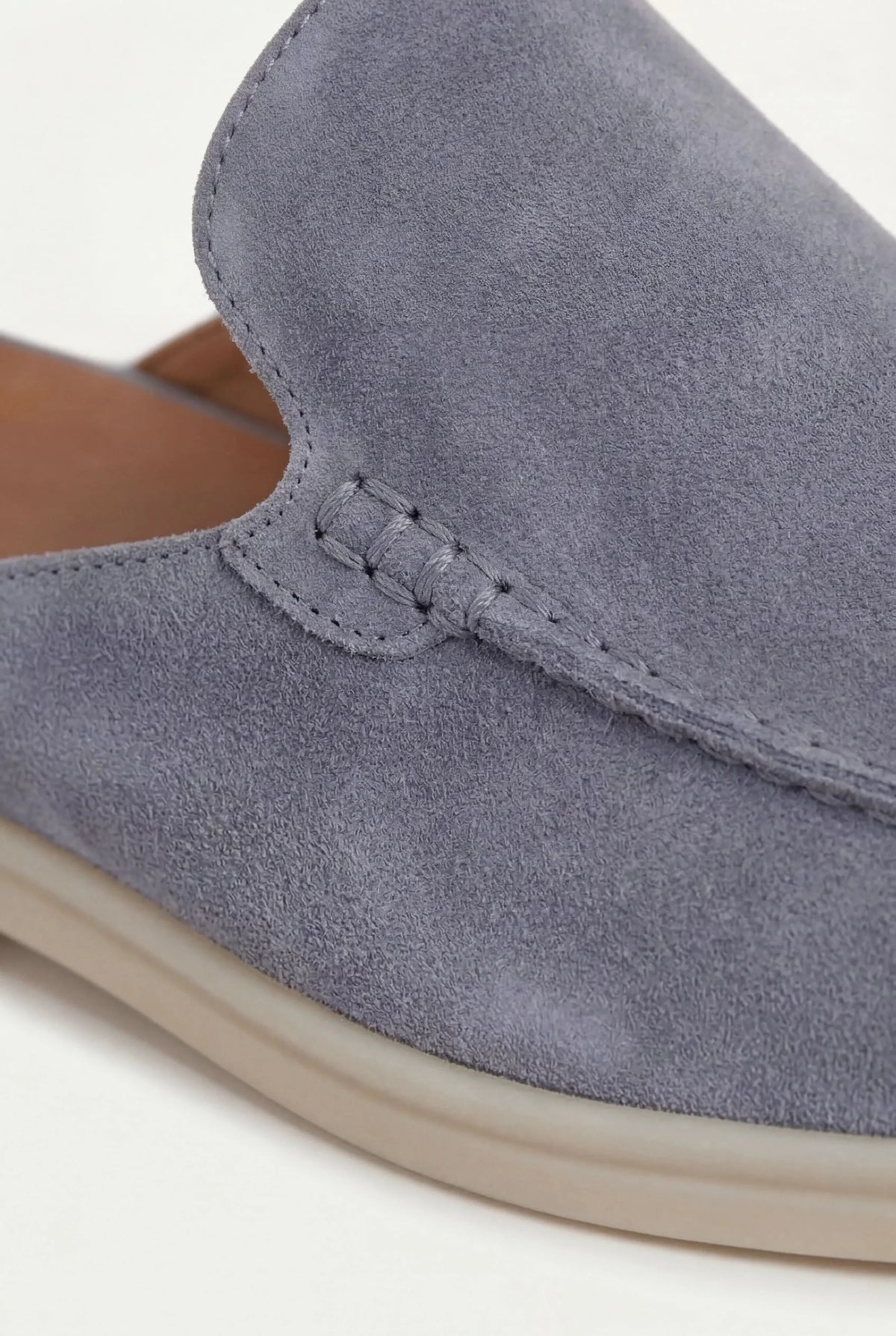 Baby Blue Yacht Suede Mule