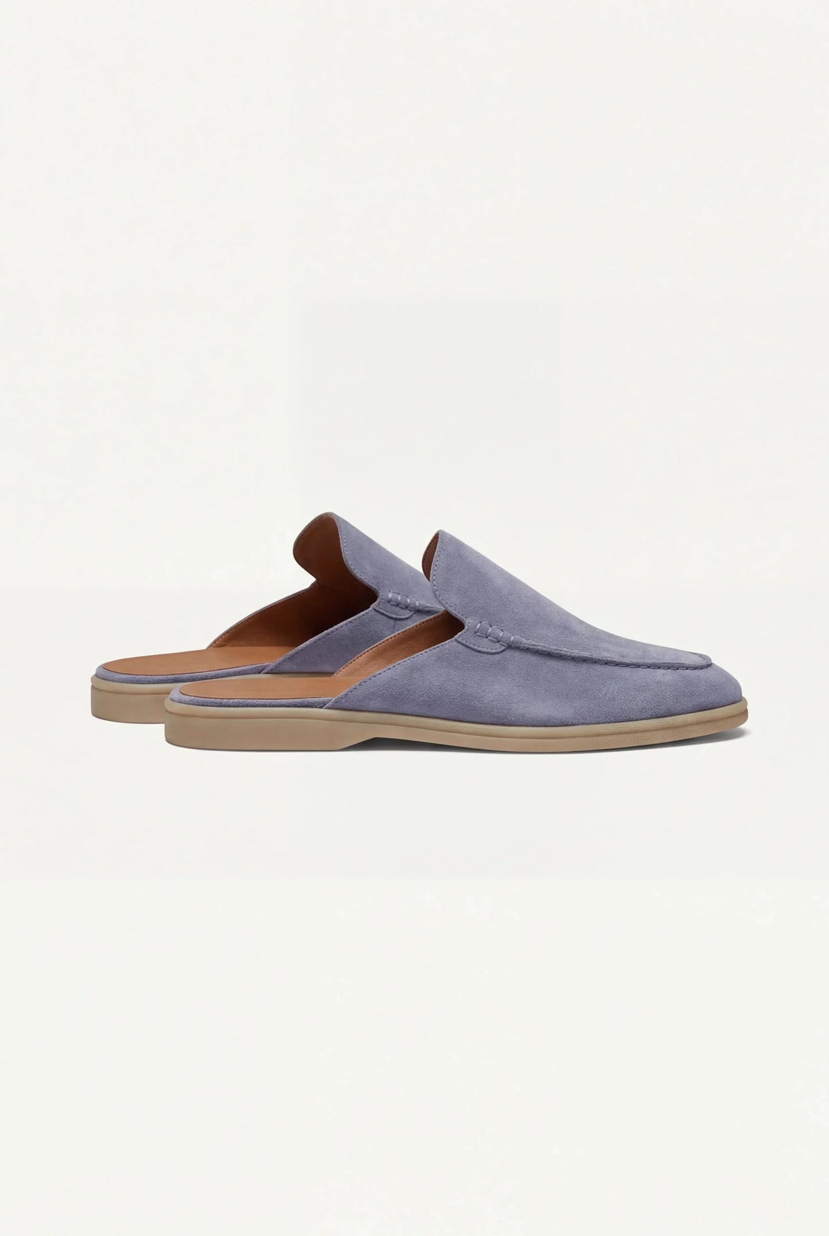 Baby Blue Yacht Suede Mule