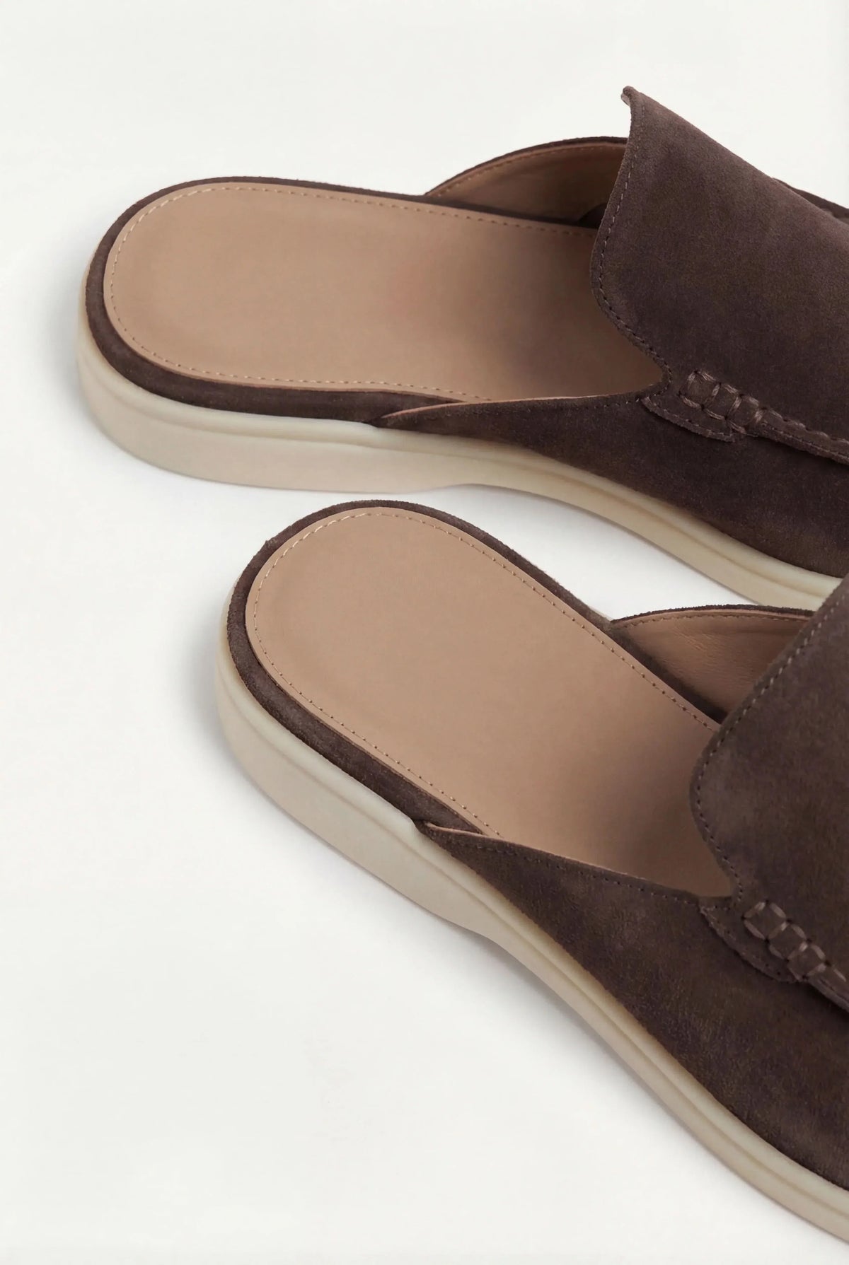 Brown Yacht Suede Mule