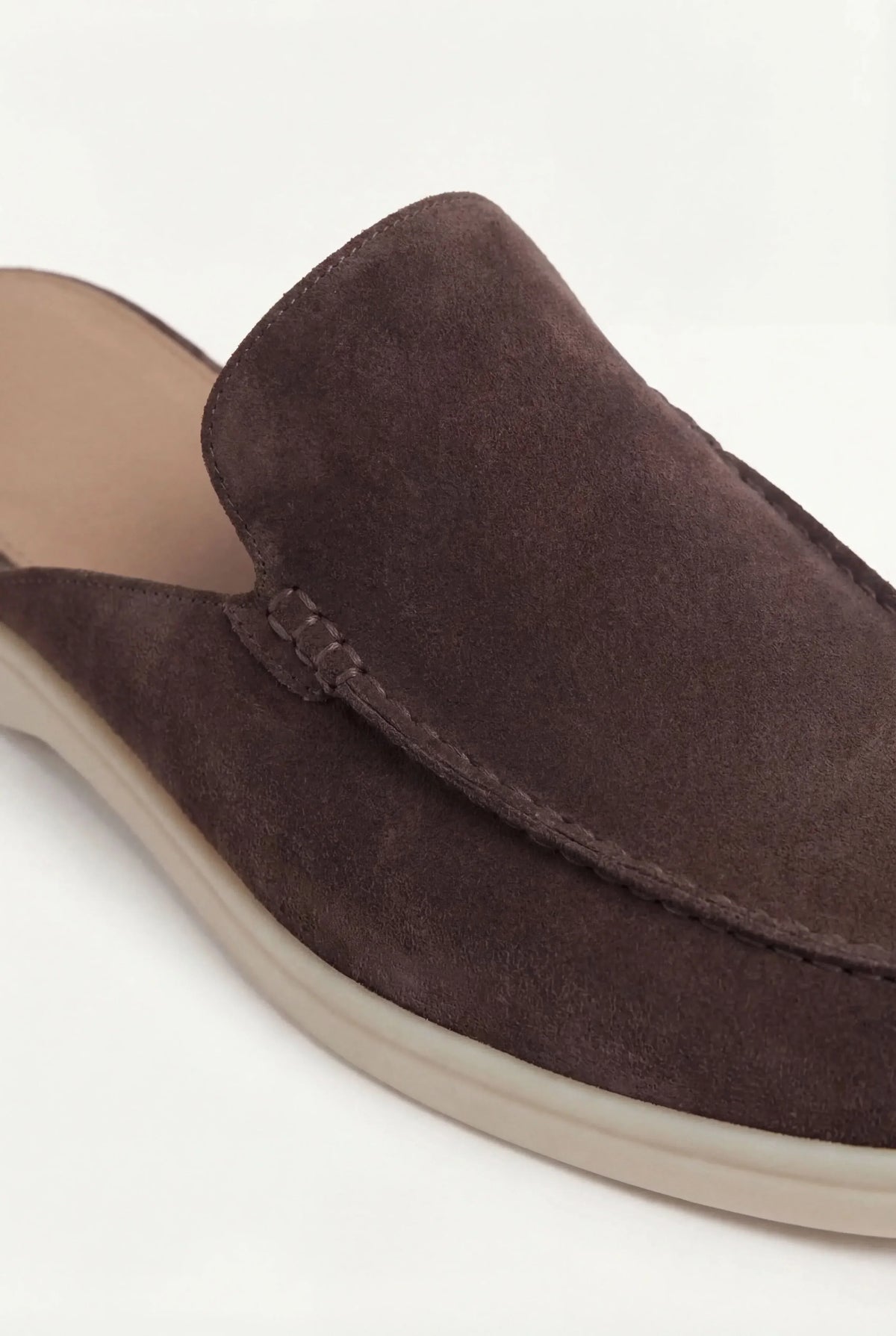 Brown Yacht Suede Mule