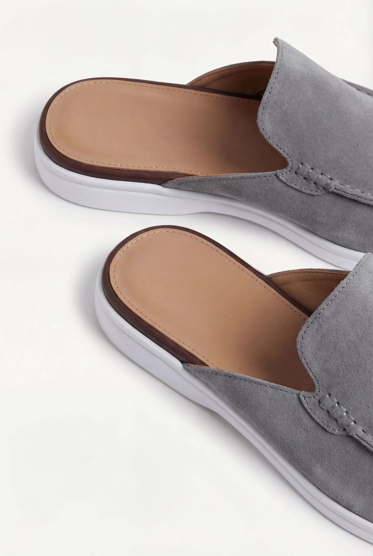 Grey Yacht Suede Mule