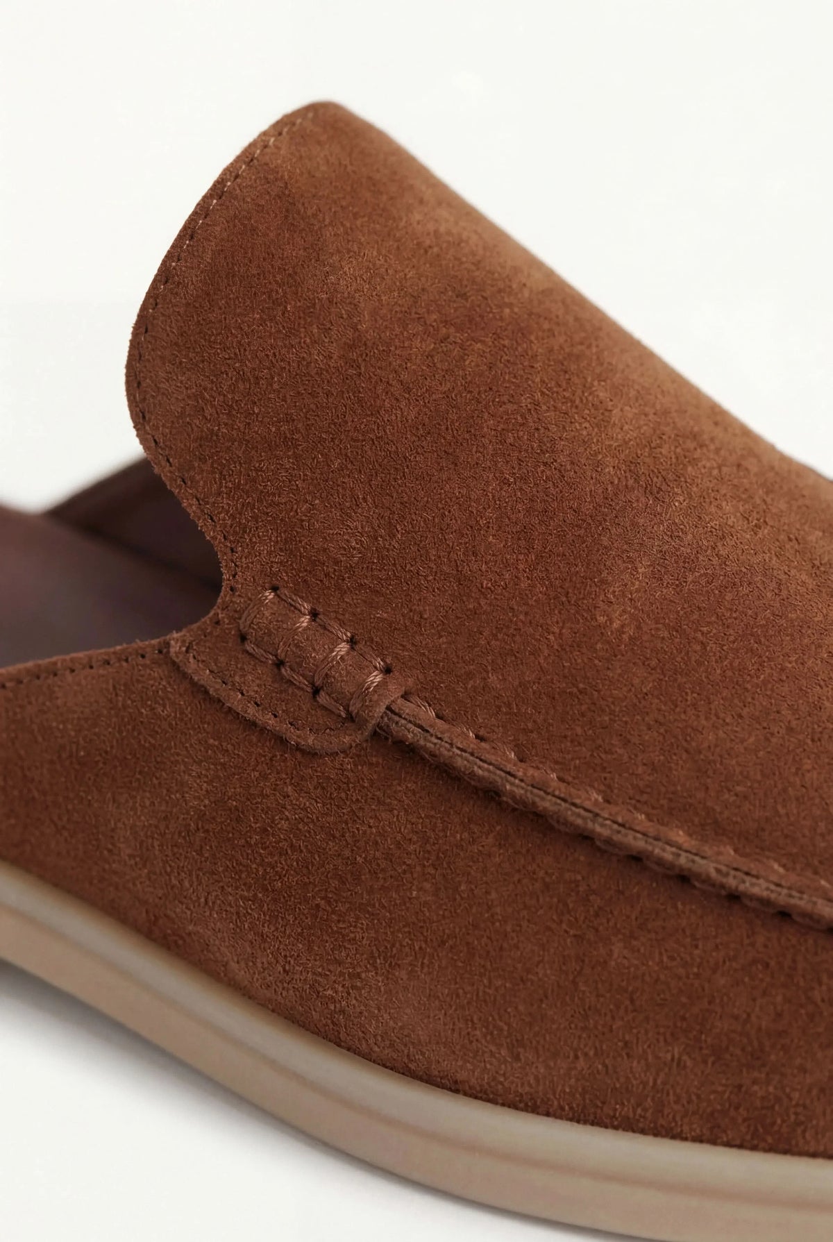 Maroon Yacht Suede Mule