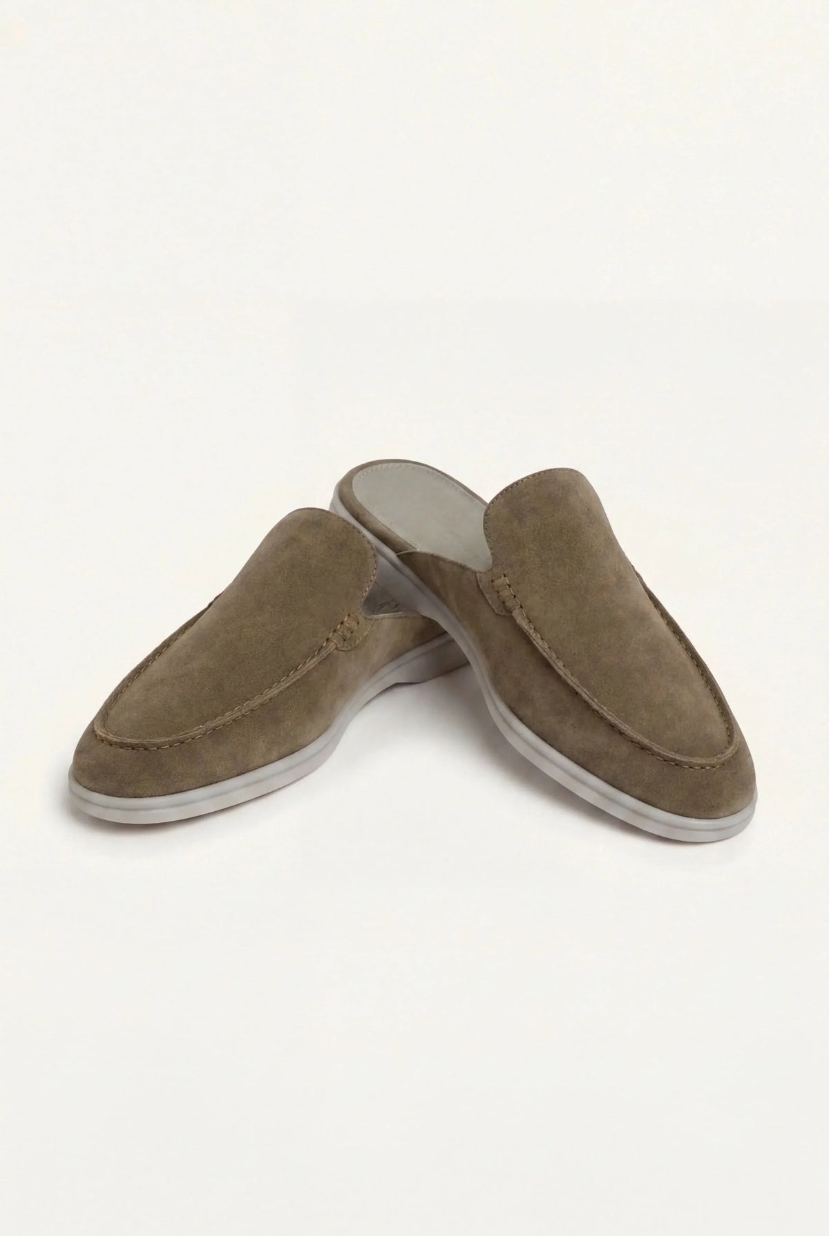 Olive Yacht Suede Mule