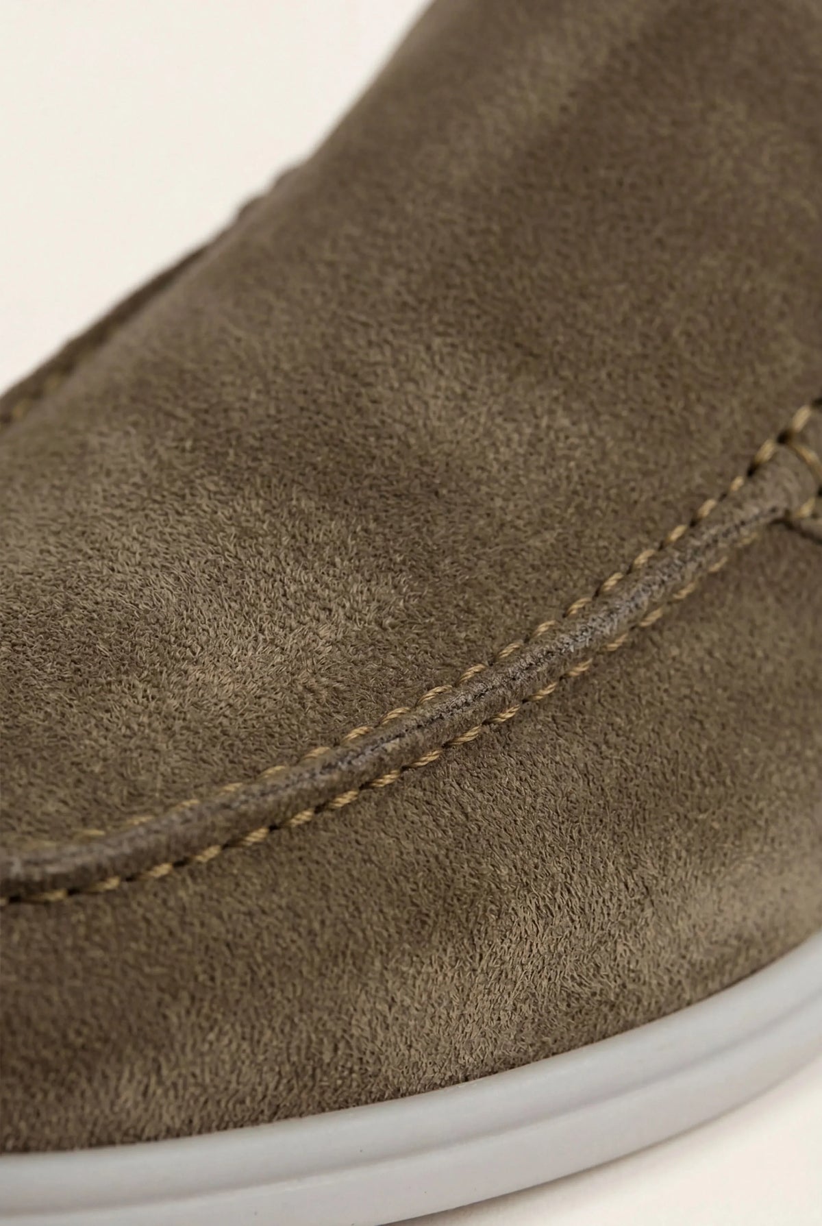 Olive Yacht Suede Mule