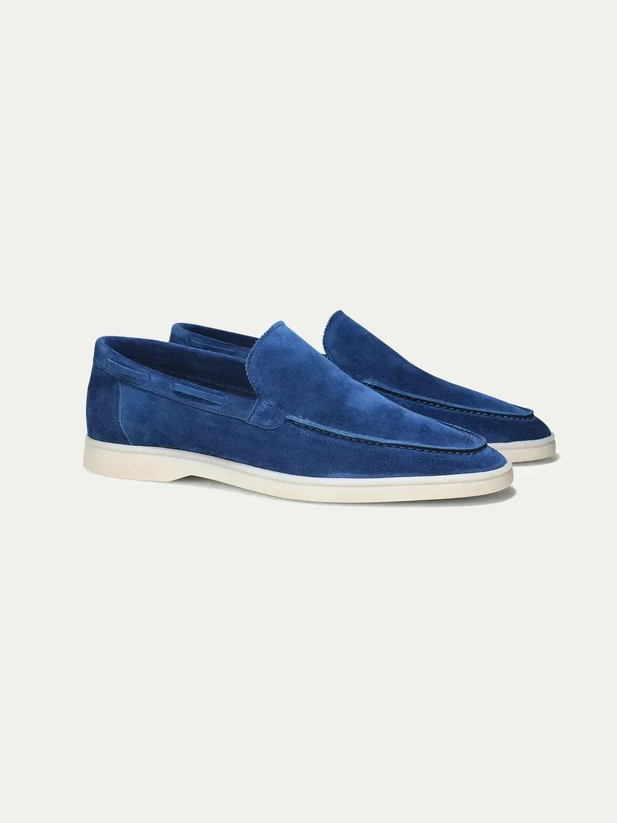Classic Suede Loafer Berry Blue
