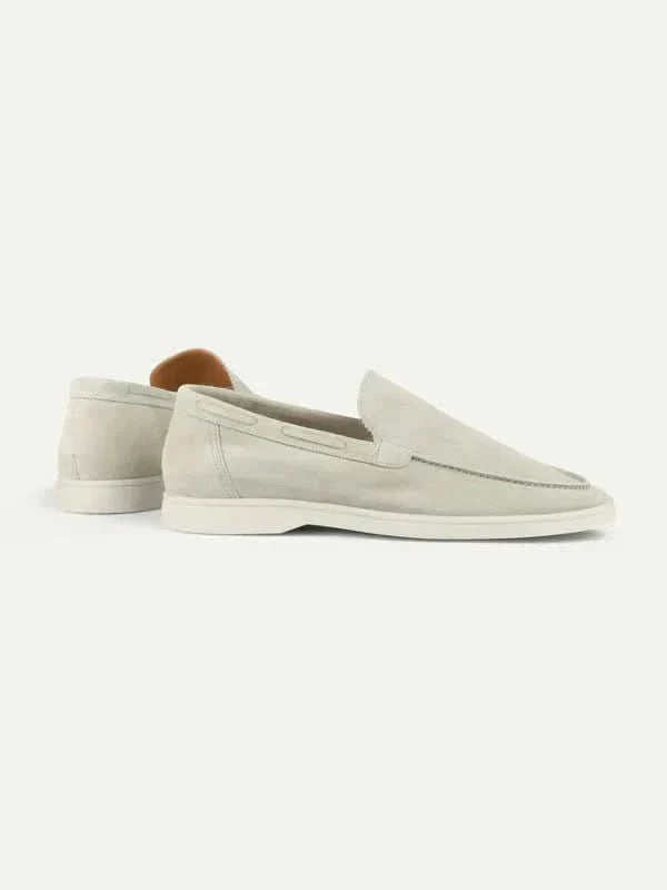 Classic Suede Loafer Cream