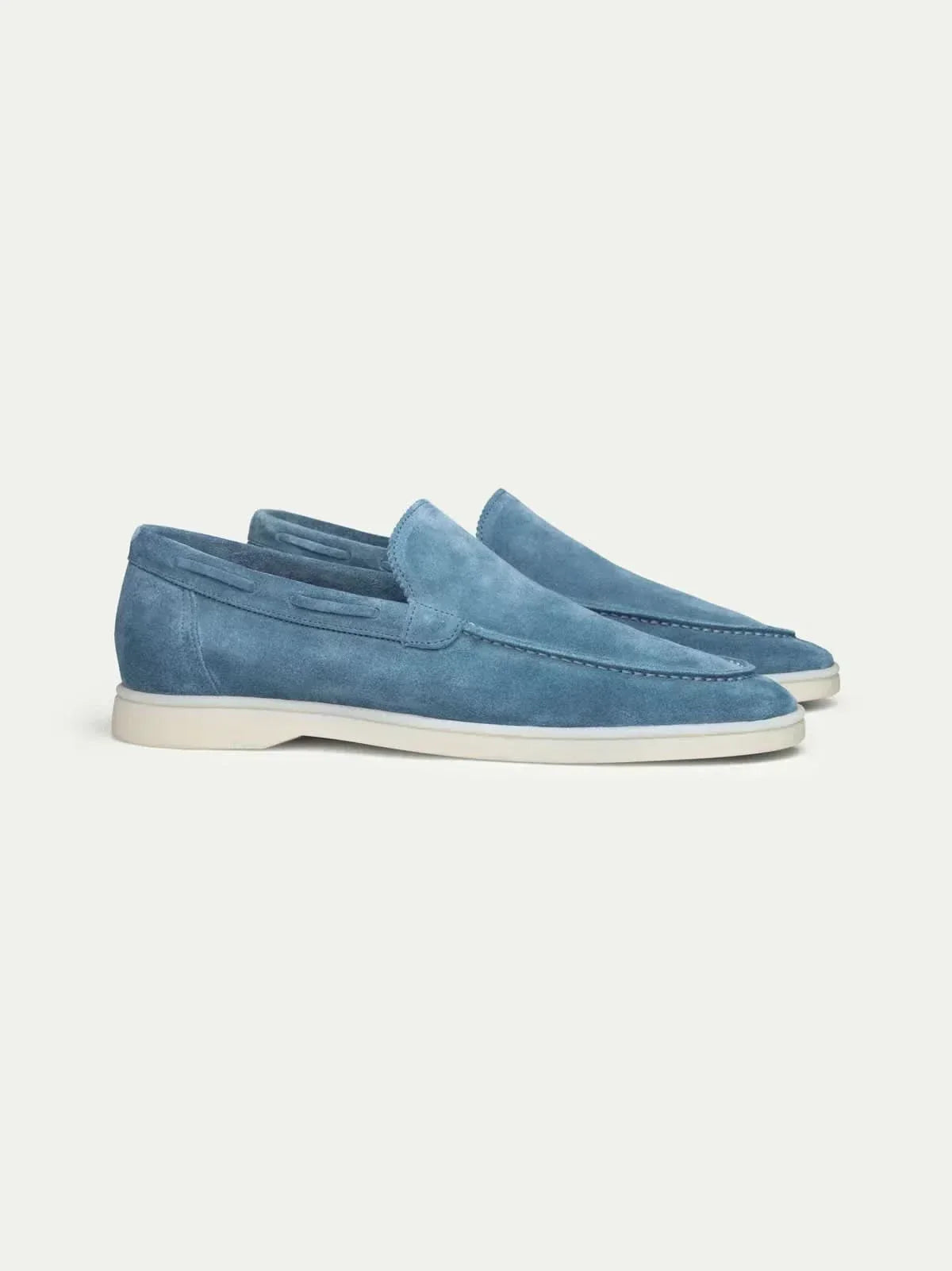 Classic Suede Loafer Ocean Blue