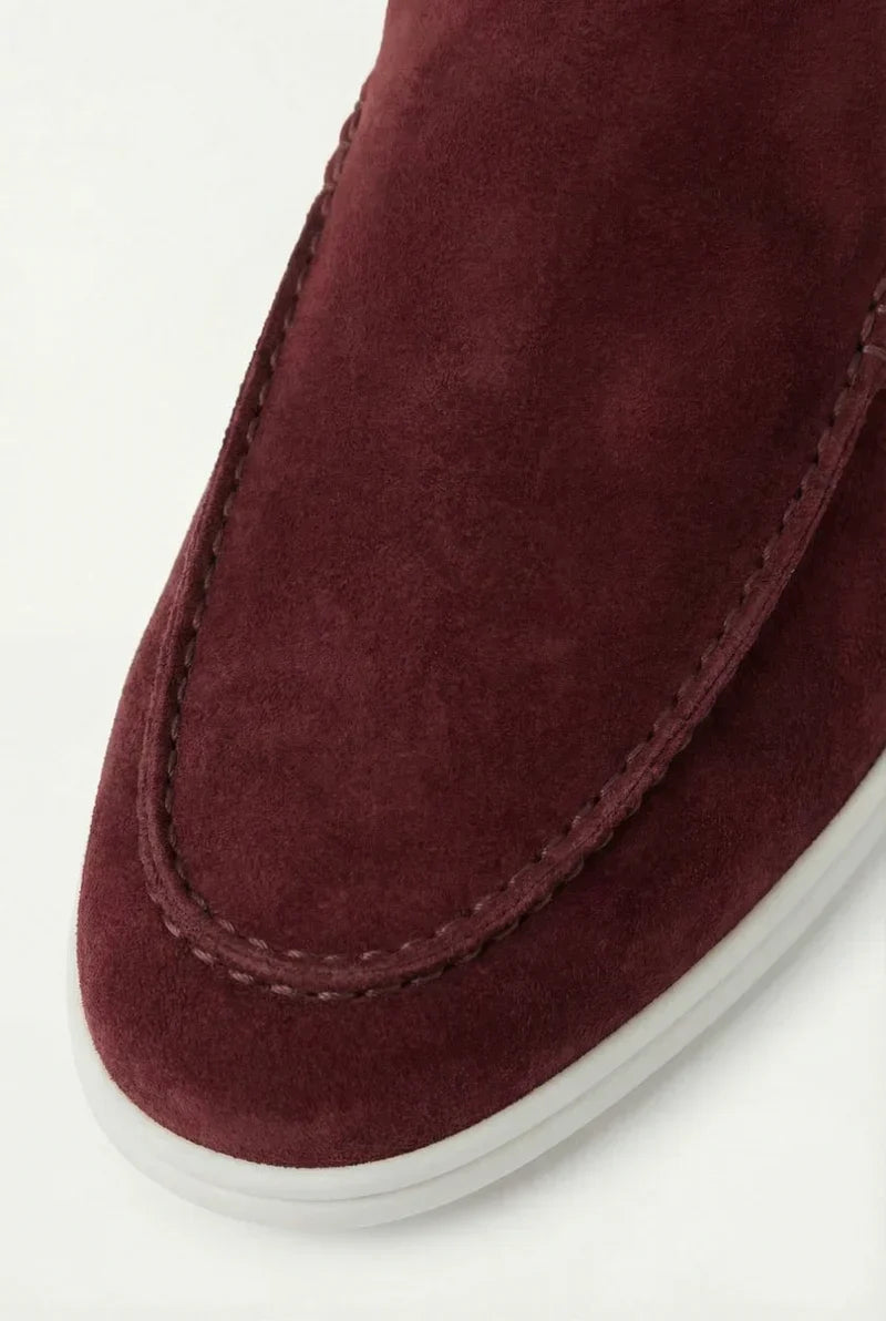Bordeaux Yacht Suede Mule
