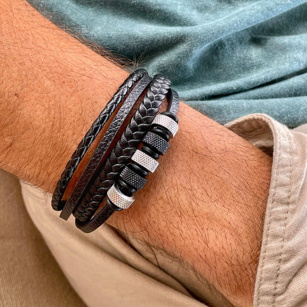 Nomad Silver men's bracelet – Rivo Coast
