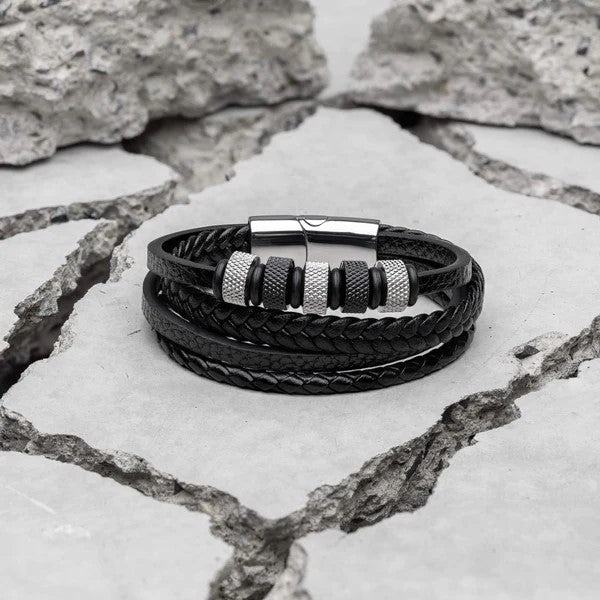 Nomad Silver men's bracelet – Rivo Coast