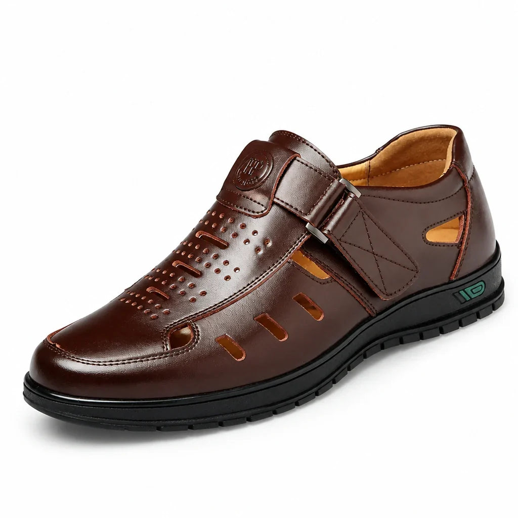 The Benoit Leather Sandal