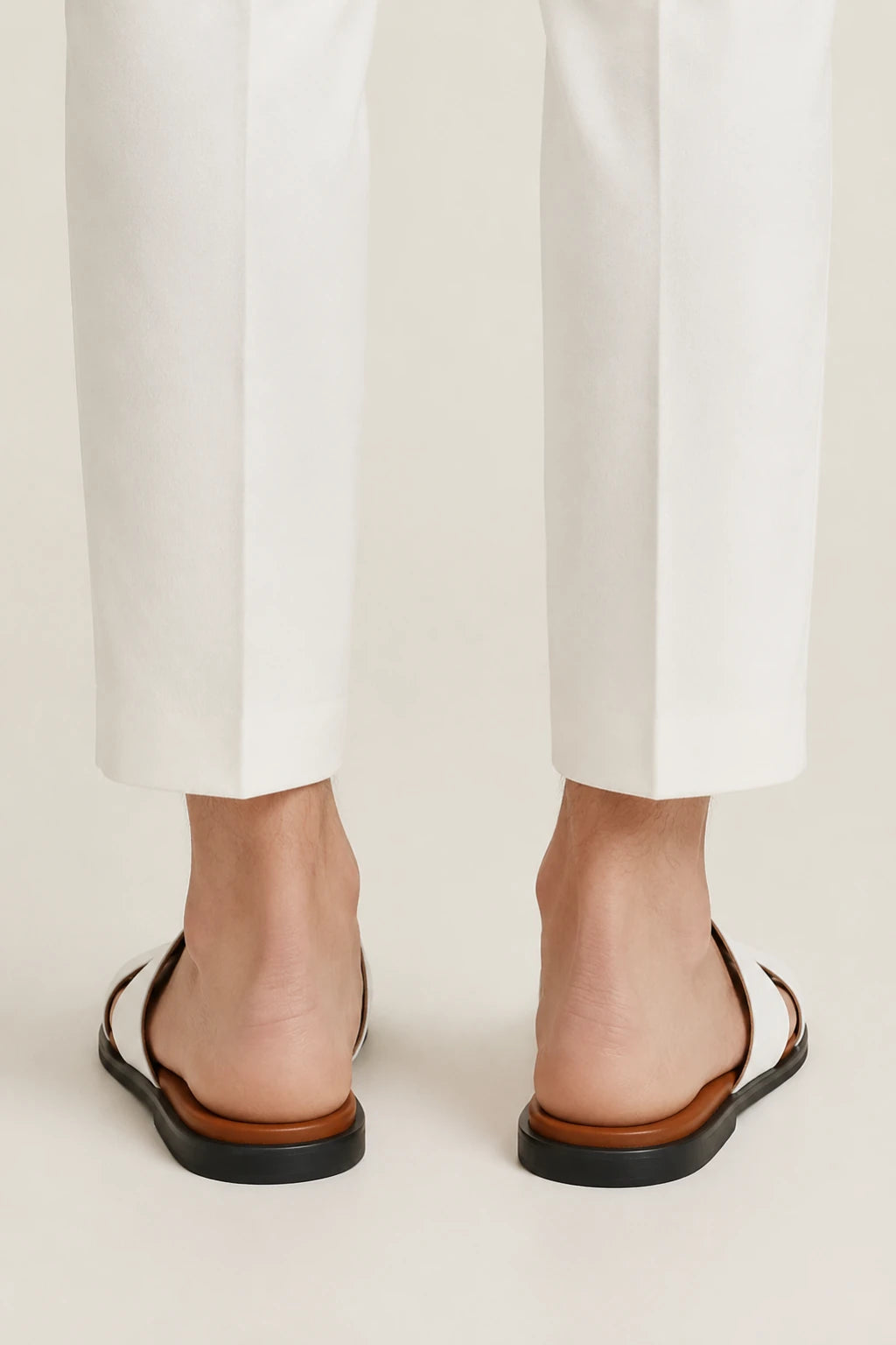 Amalfi Leather Sandal White