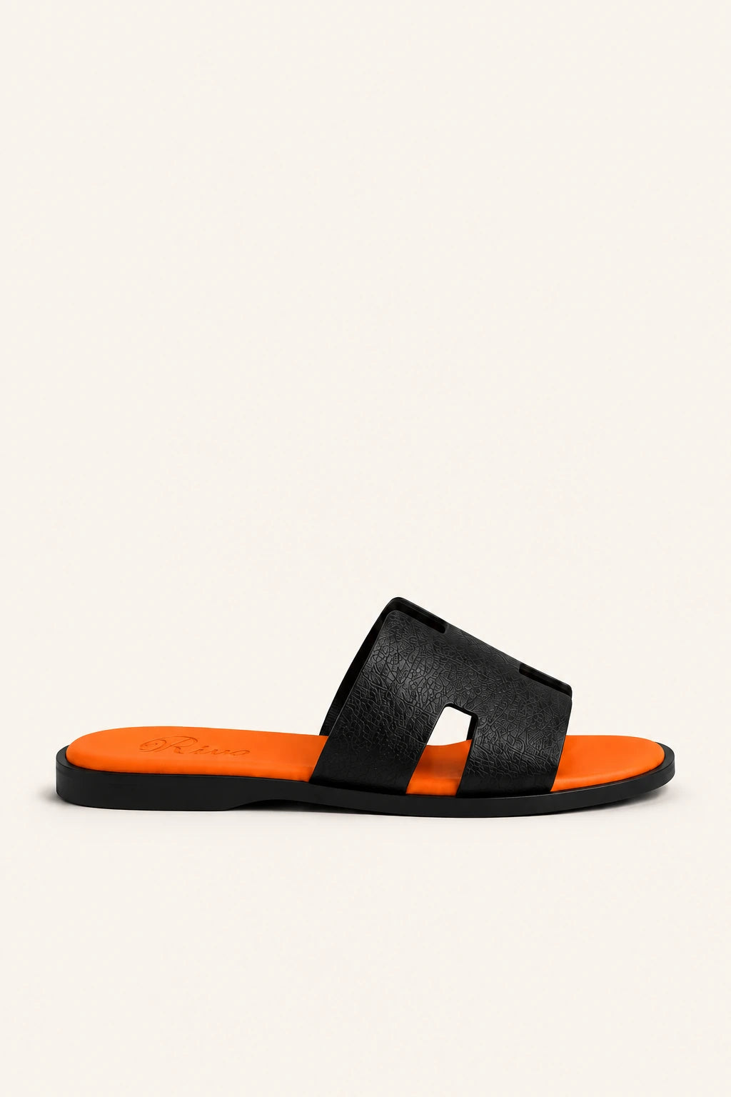 Sorrento Leather Sandal Orange