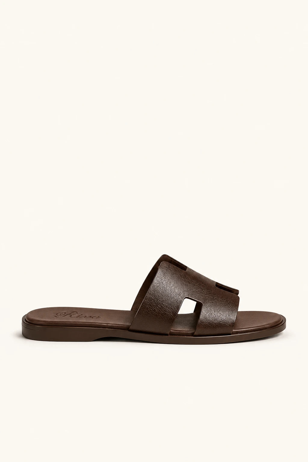 Coastal Leather Sandal Dark Brown