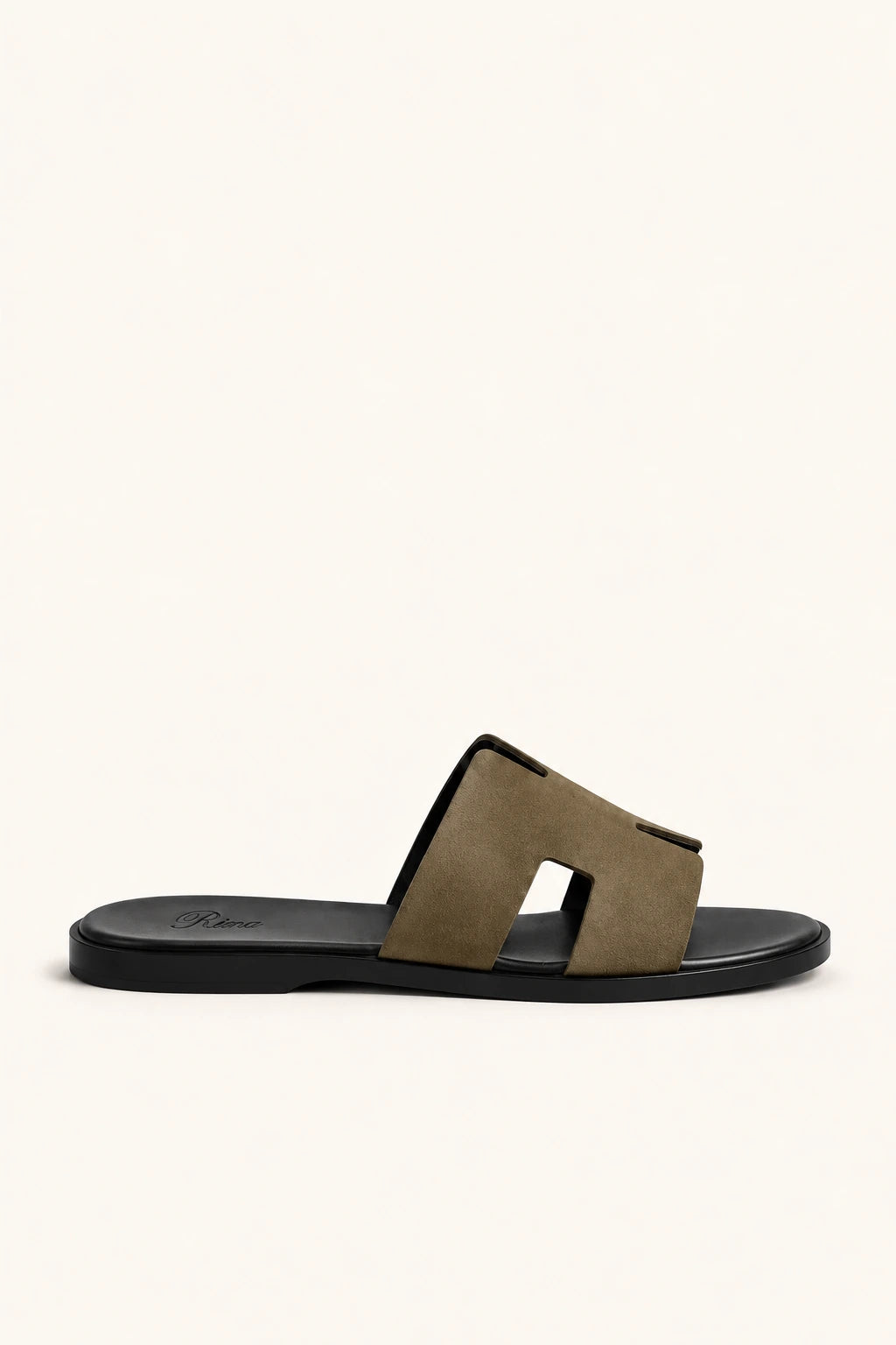 Coastal Suede Sandal Olive
