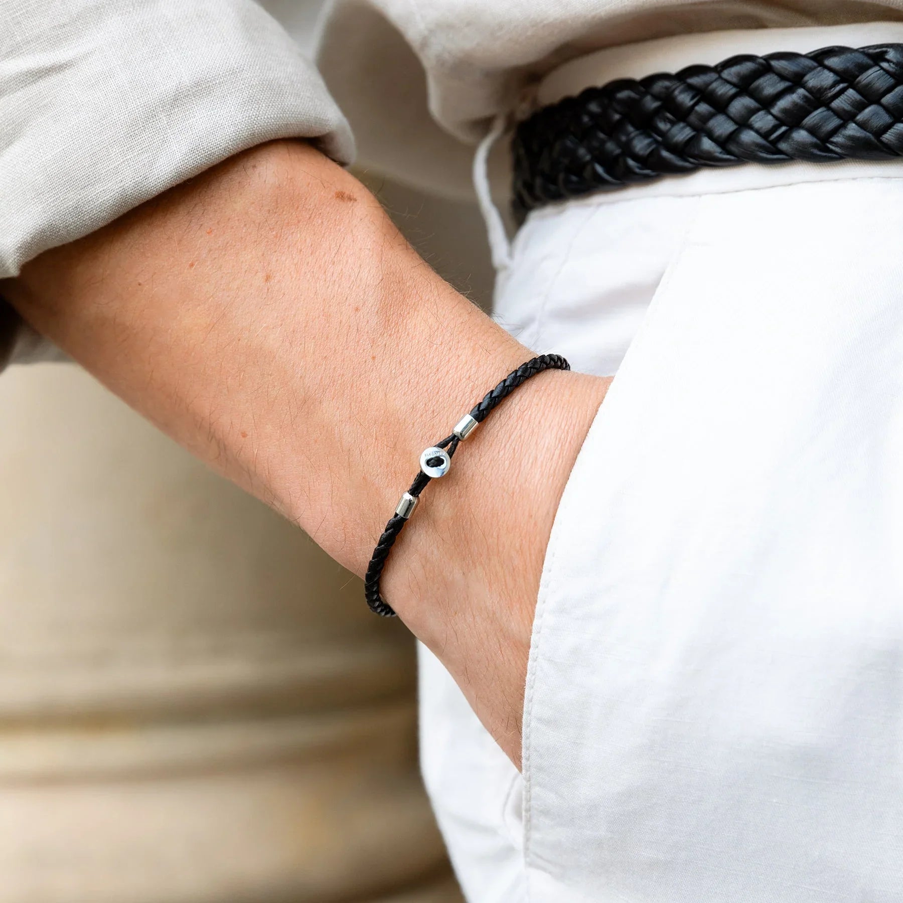 Solo Silver men's bracelet – Rivo Coast